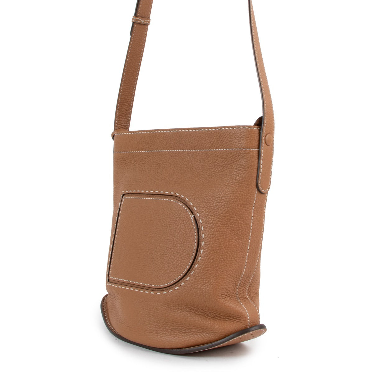 Delvaux Pin Daily Surpiqué Taurillon Soft Vegetal
