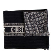 shop 100% authentic second hand Christian Dior Blue Oblique Scarf on Labellov.com