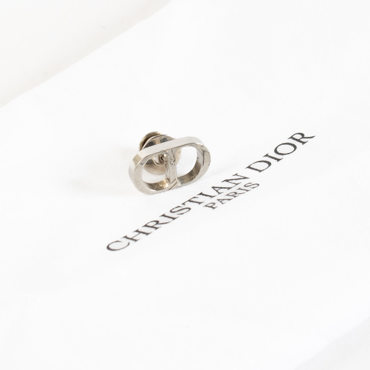 Authentic Preloved Christian Dior Steel CD Icon Brooch on Labellov.com