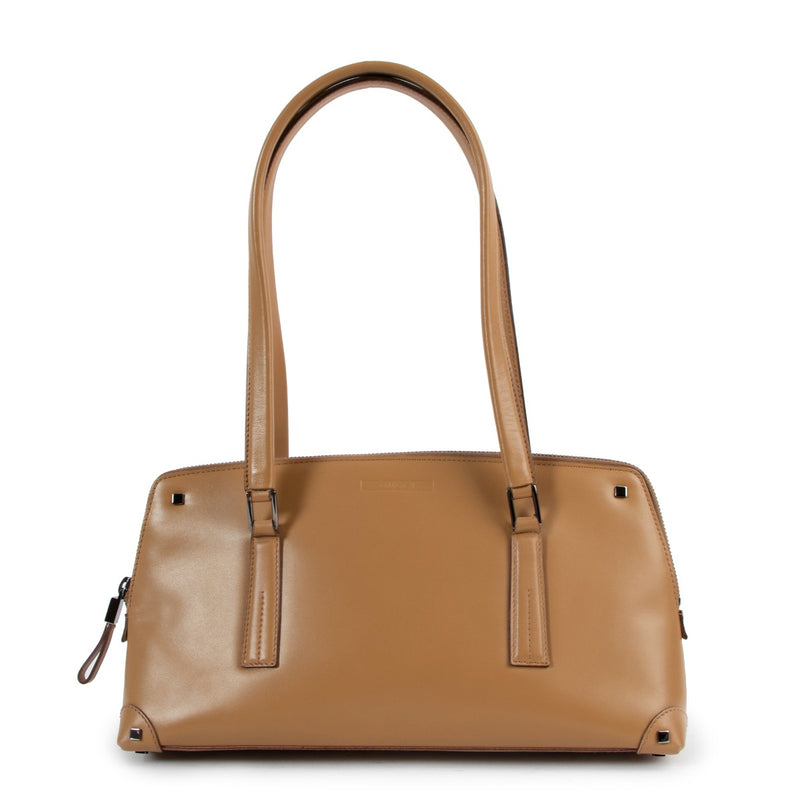 Gucci 0014283 by Tom Ford Camel Leather Shoulder Bag