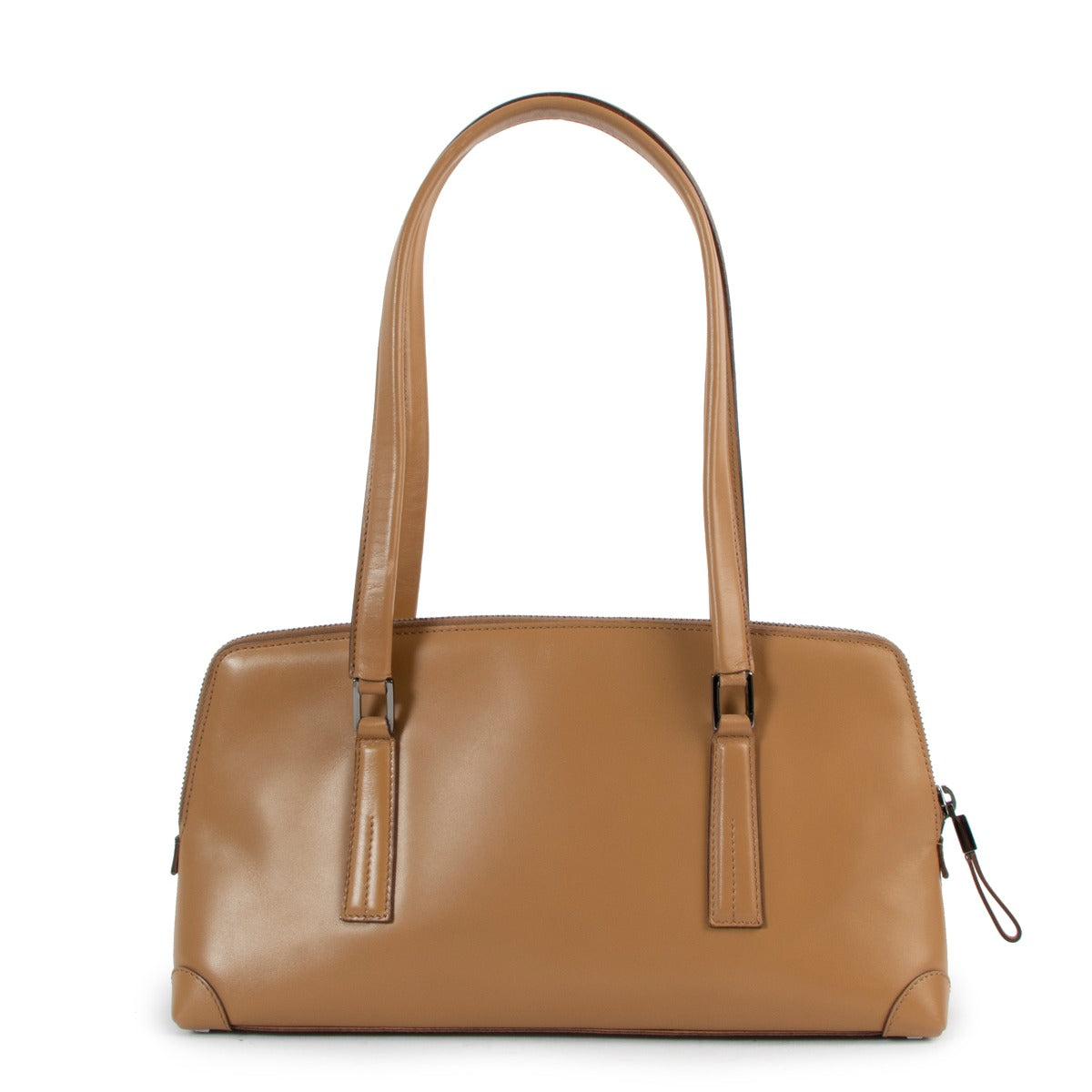 Gucci by Tom Ford Camel Leather Shoulder Bag