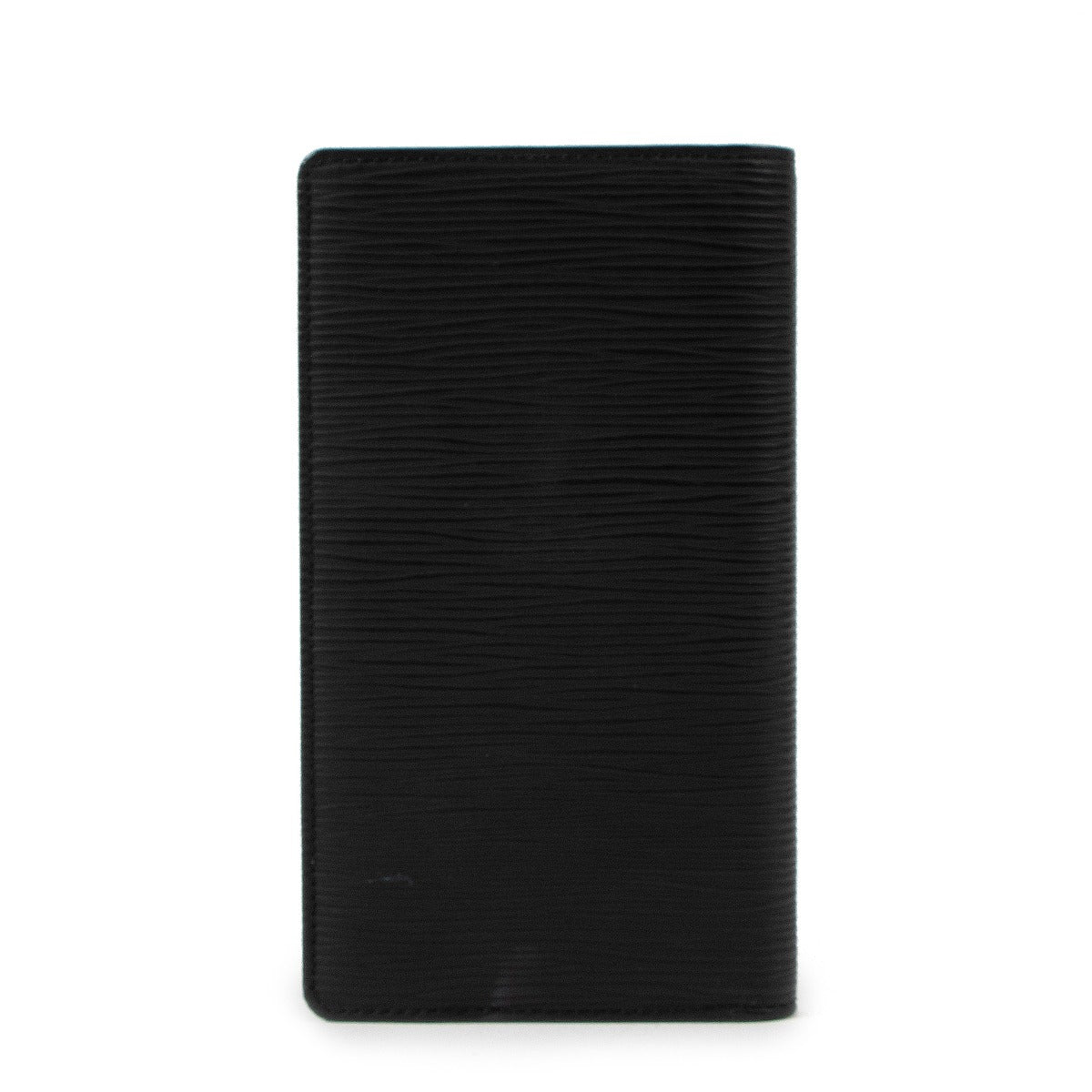 Portefeuille long Brazza Louis Vuitton en cuir Épi noir