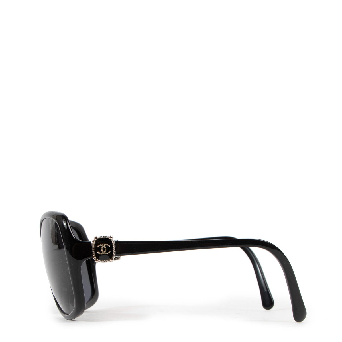 Chanel 5071 Black Oversized Square Sunglasses