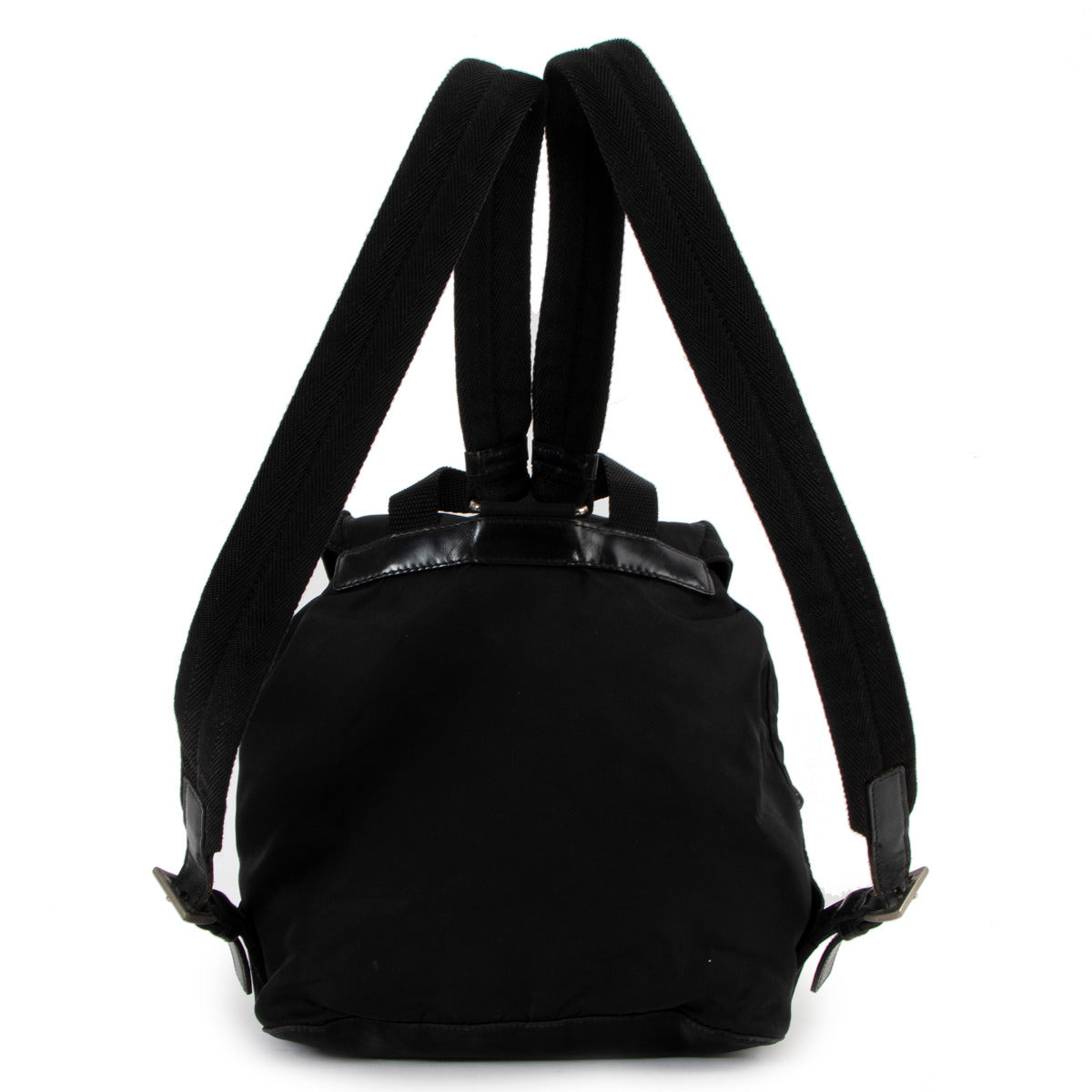 Sac à dos Prada en nylon noir petit modèle