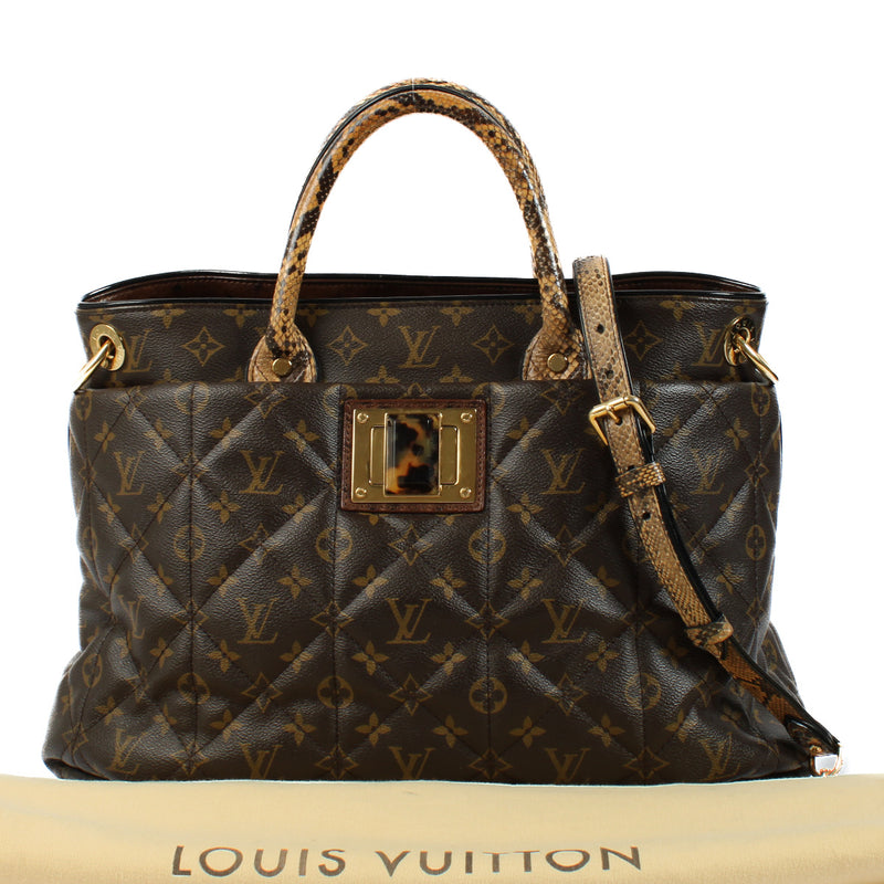 Louis Vuitton Monogram/Python/Struisvogel Etoile Tas