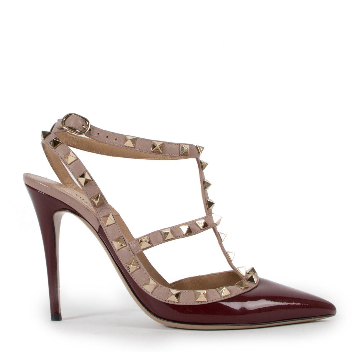 Valentino Garavani Red Rockstud Cage 100 Pumps