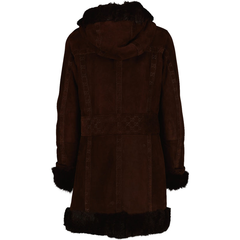 Gucci Tom Ford GG Shearling Fur Coat