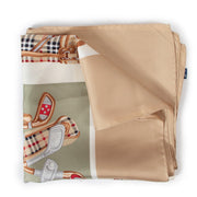 Burberry Check Golf Print Silk Scarf