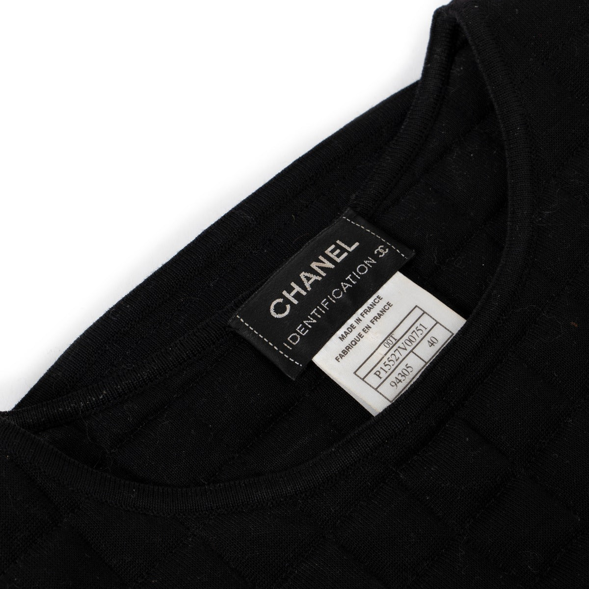Chanel Identification 2000 Black Quilted Sleeveless Body Warmer - Size FR40