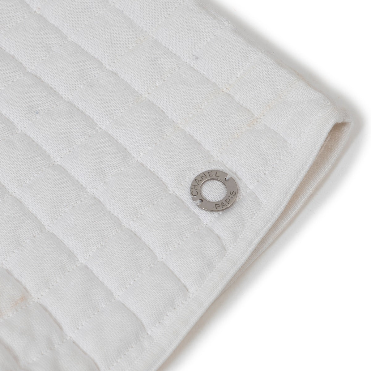 Doudoune matelassée sans manches Chanel Identification 2000 blanche - Taille FR40