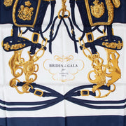Hermès Brides de Gala Carré 90 Silk Twill Scarf