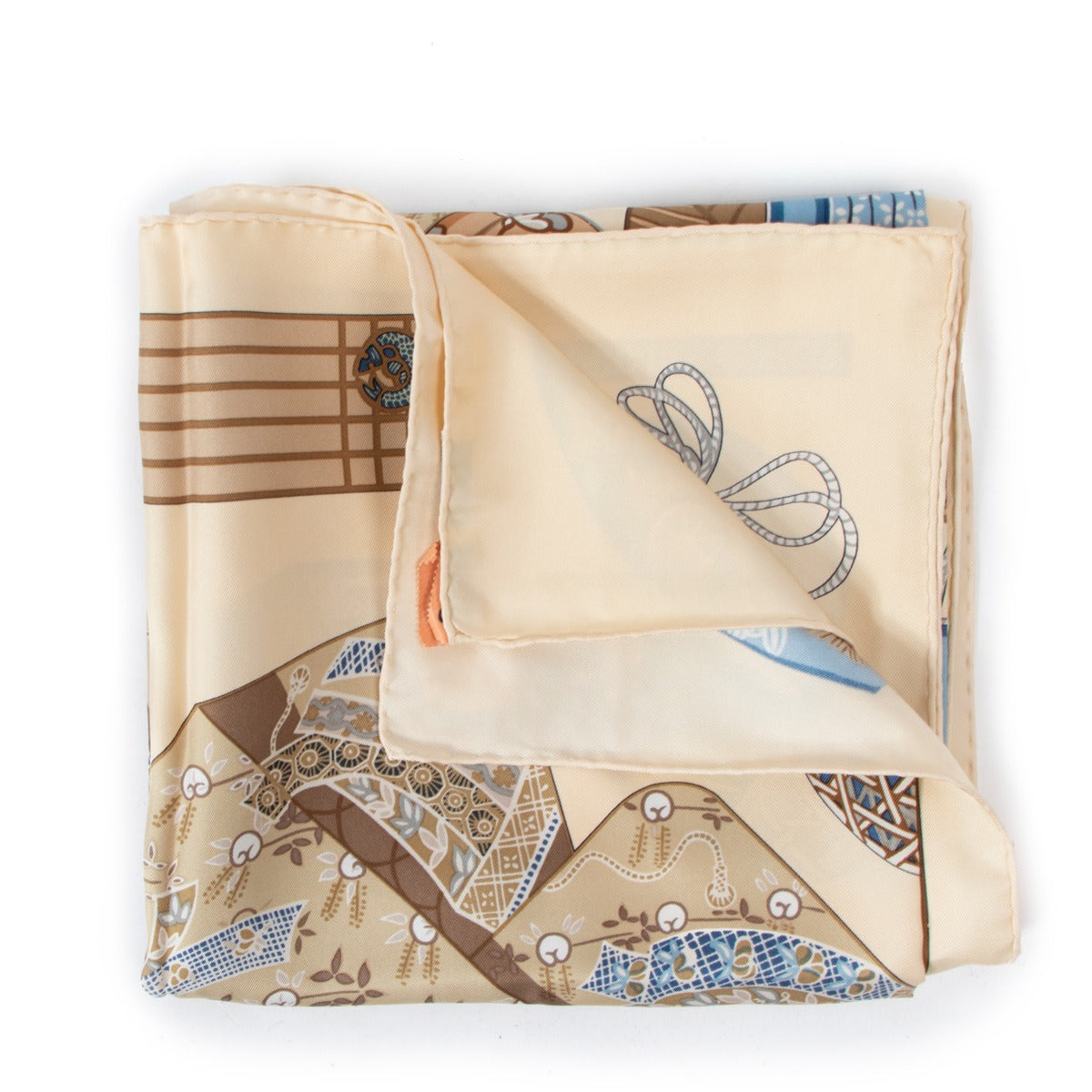 Hermès Kimonos et Inros Carré 90 Silk Scarf