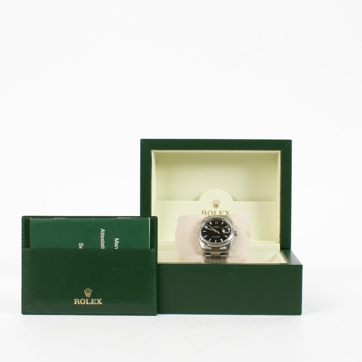 authentic preloved Rolex Oyster Perpetual Date 115200 Watch on Labellov.com