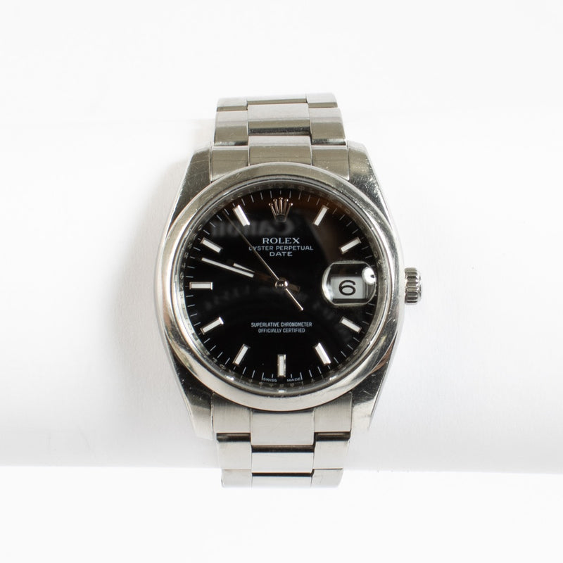 authentic preloved Rolex Oyster Perpetual Date 115200 Watch on Labellov.com