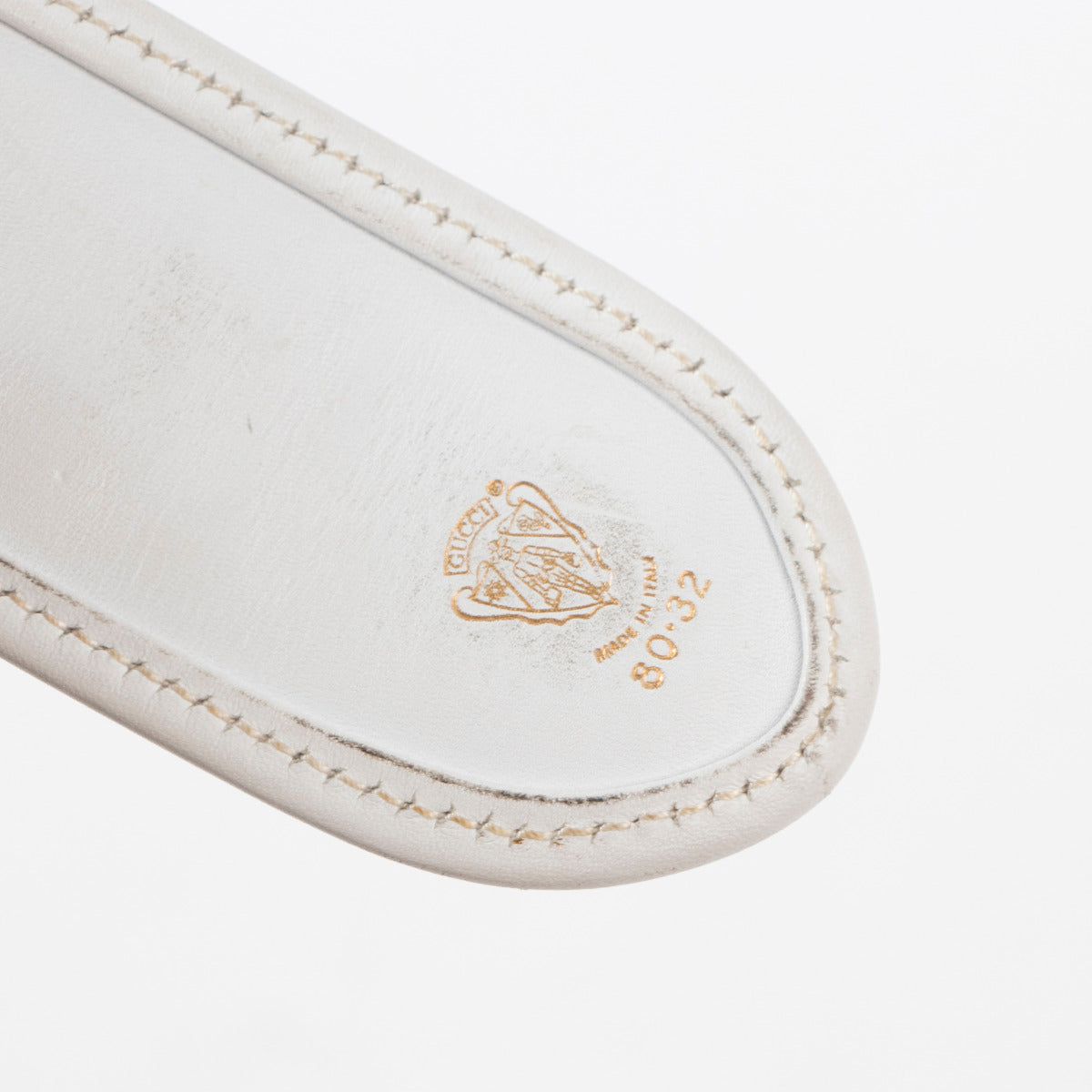 Gucci Multicolor Flora White Belt - size 80