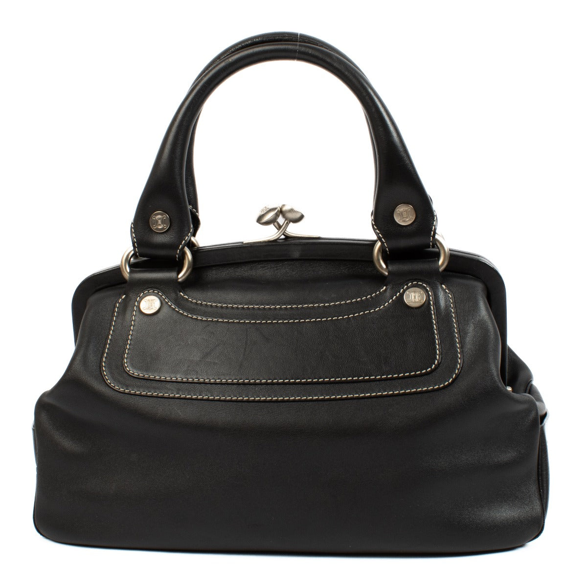 authentic pre loved Celine Black Leather Boogie Bag on Labellov.com