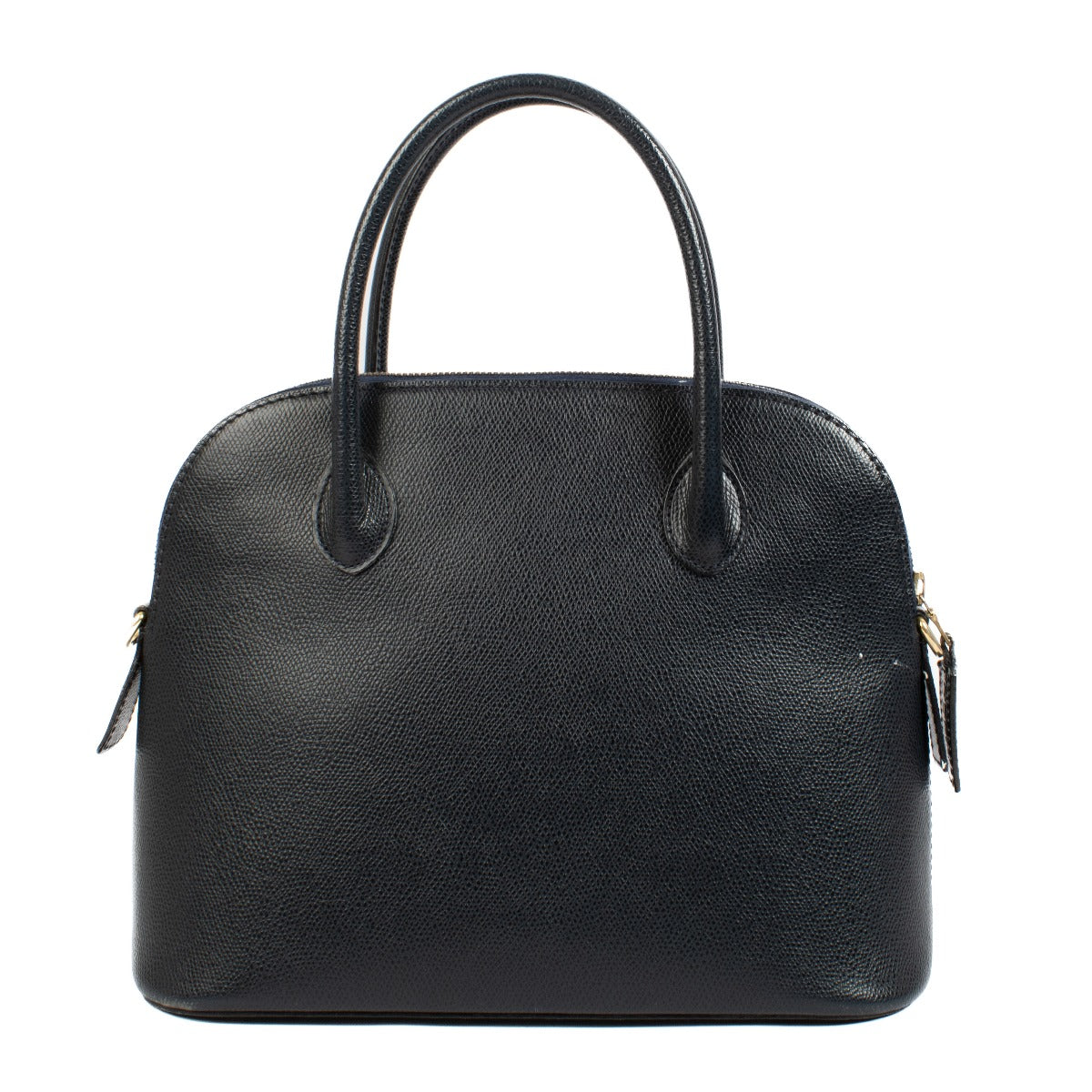 authentic pre loved Celine Dark Blue Grained Leather Dome Top Handle Bag on Labellov.com