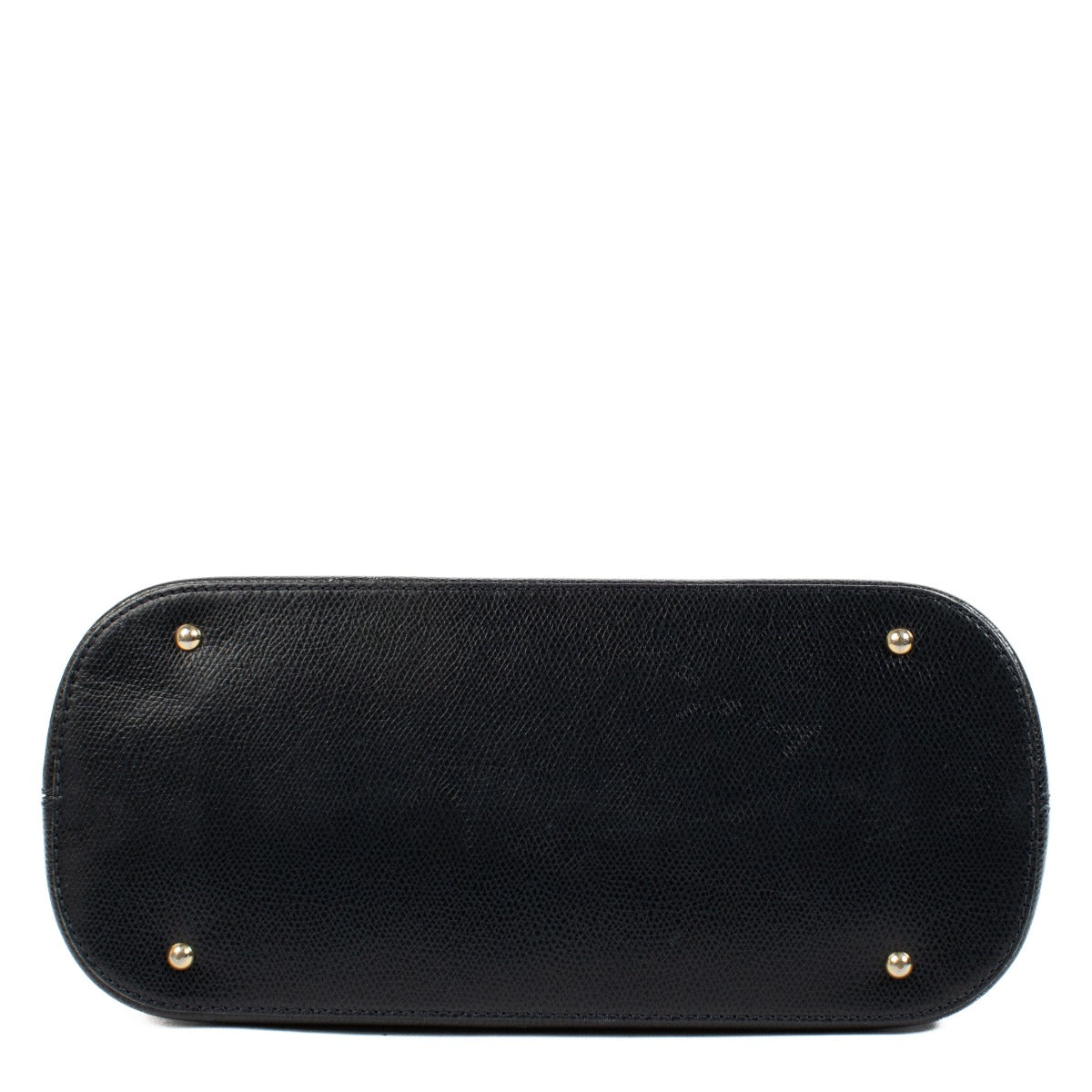 authentic pre loved Celine Dark Blue Grained Leather Dome Top Handle Bag on Labellov.com