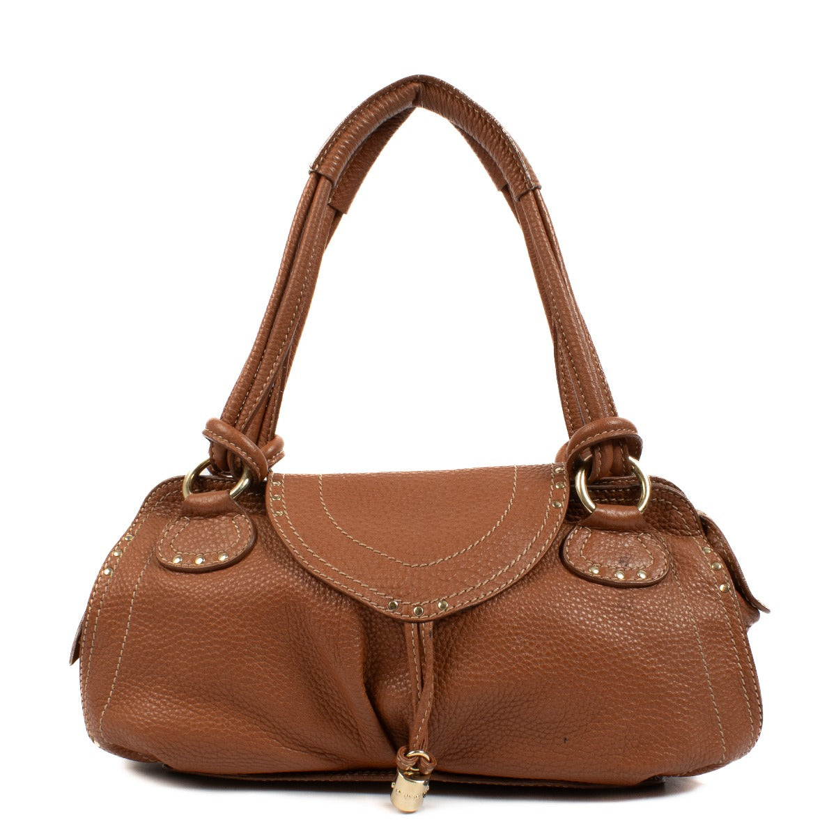 authentic pre loved Celine Brown Studded Shoulderbag on Labellov.com