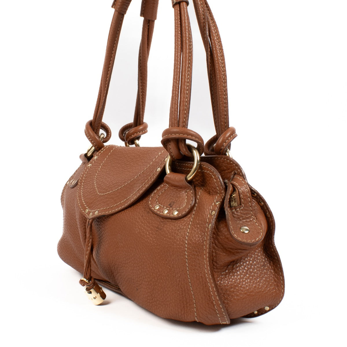 authentic pre loved Celine Brown Studded Shoulderbag on Labellov.com