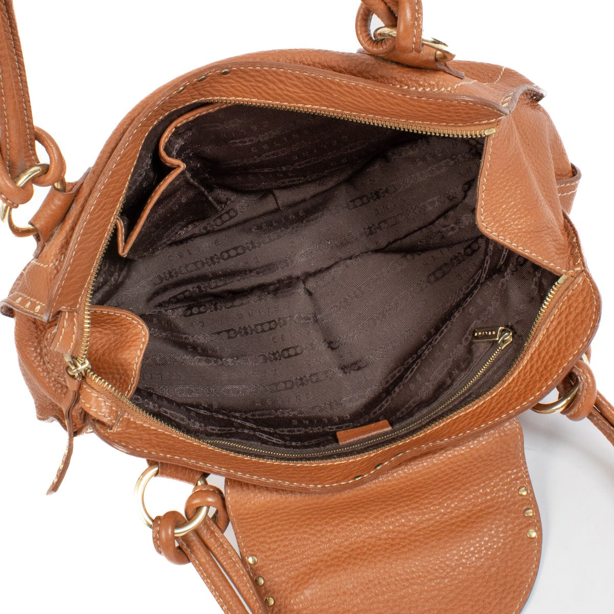 authentic pre loved Celine Brown Studded Shoulderbag on Labellov.com