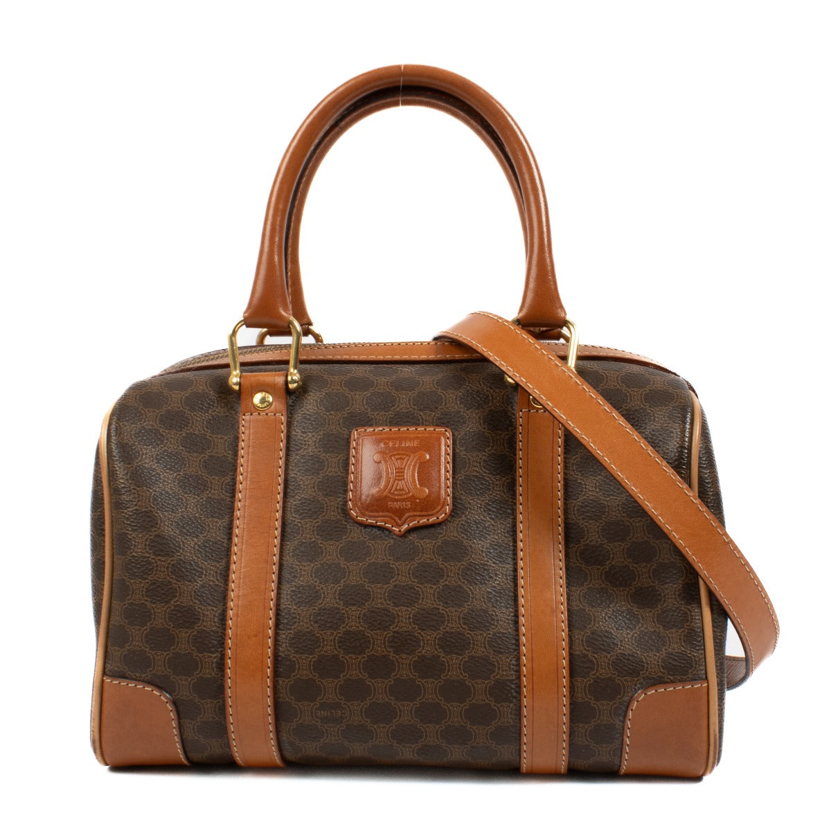 authentic pre loved Celine Macadam Canvas Boston Bag on Labellov.com