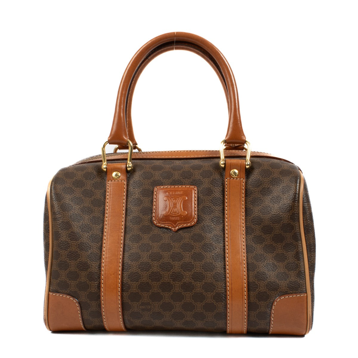 authentic pre loved Celine Macadam Canvas Boston Bag on Labellov.com