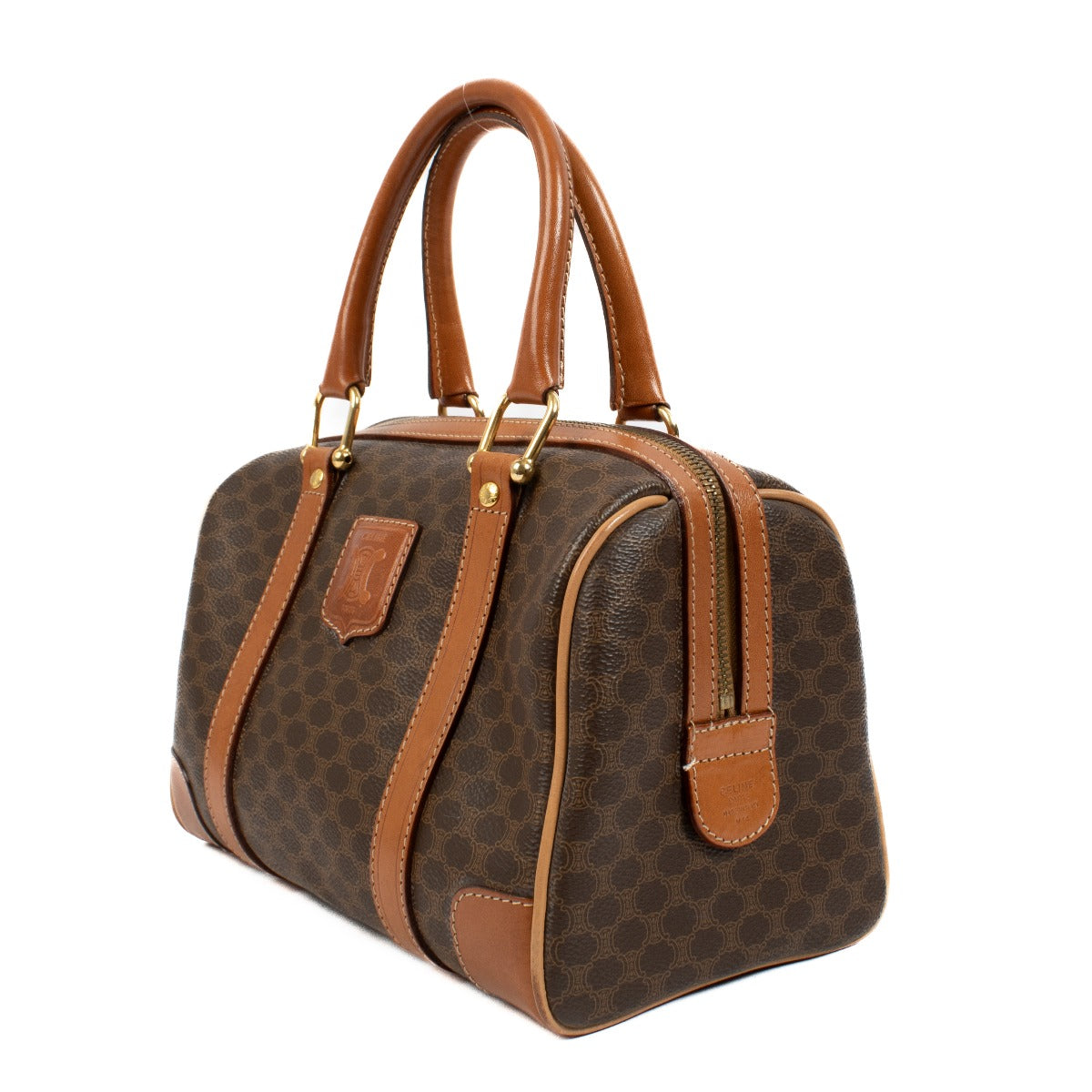 authentic pre loved Celine Macadam Canvas Boston Bag on Labellov.com