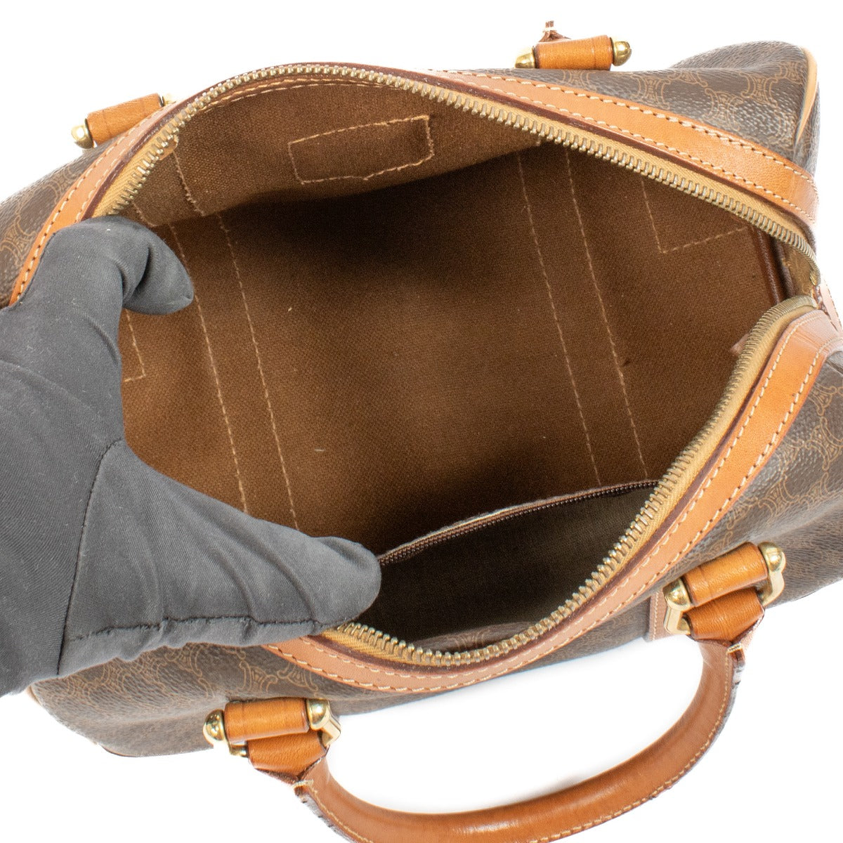 authentic pre loved Celine Macadam Canvas Boston Bag on Labellov.com