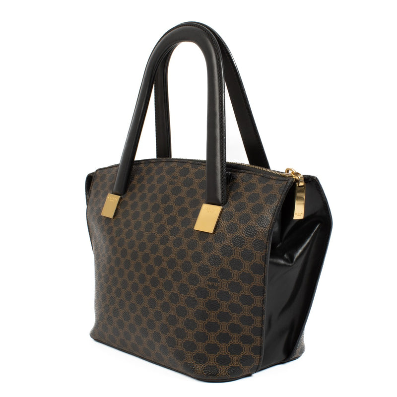 authentic pre loved Celine Black Macadam Canvas Handbag on Labellov.com