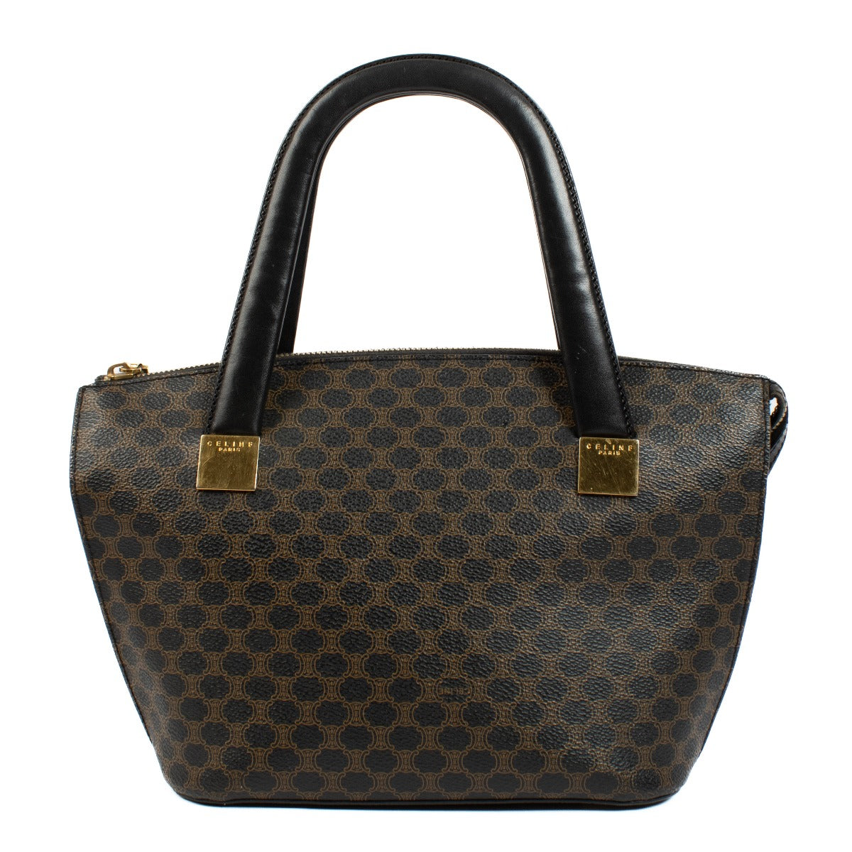 authentic pre loved Celine Black Macadam Canvas Handbag on Labellov.com