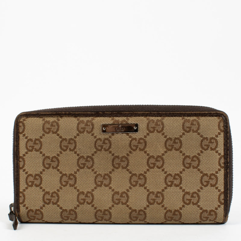 shop 100% authentic second hand Gucci GG Canvas Long Wallet on Labellov.com