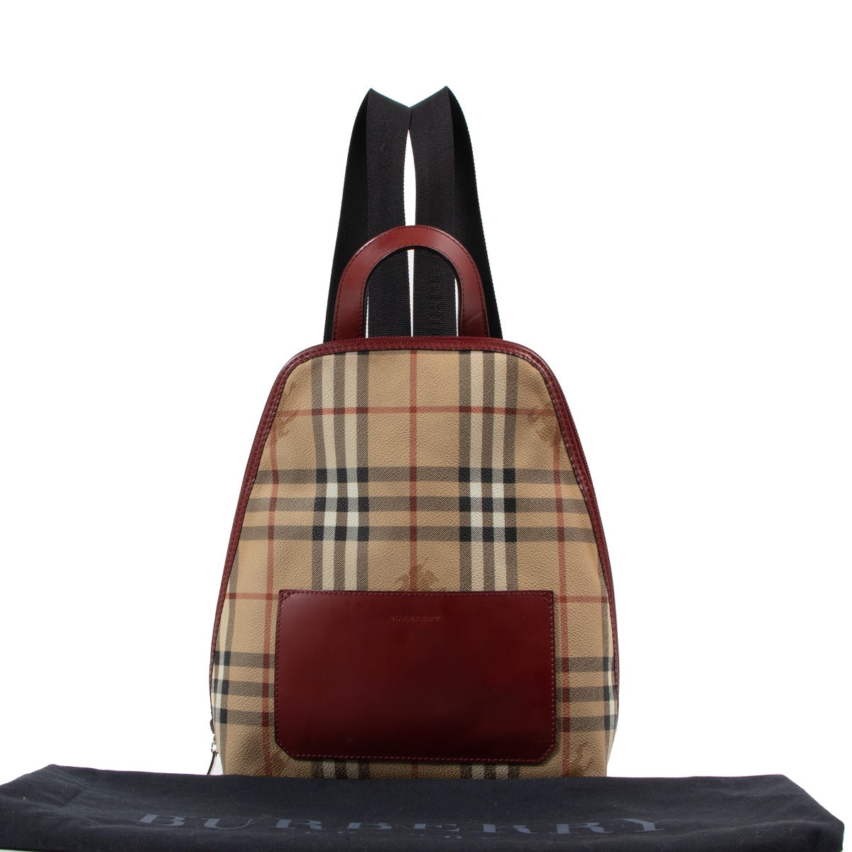 Burberry London Nova Check Canvas Backpack