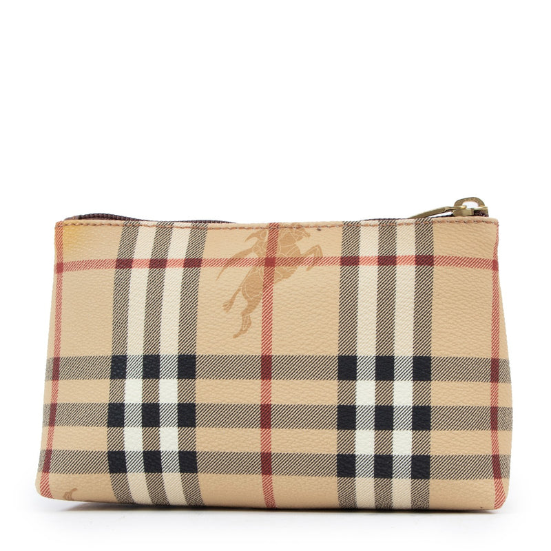 Burberry London Haymarket Check Cosmetic Pouch