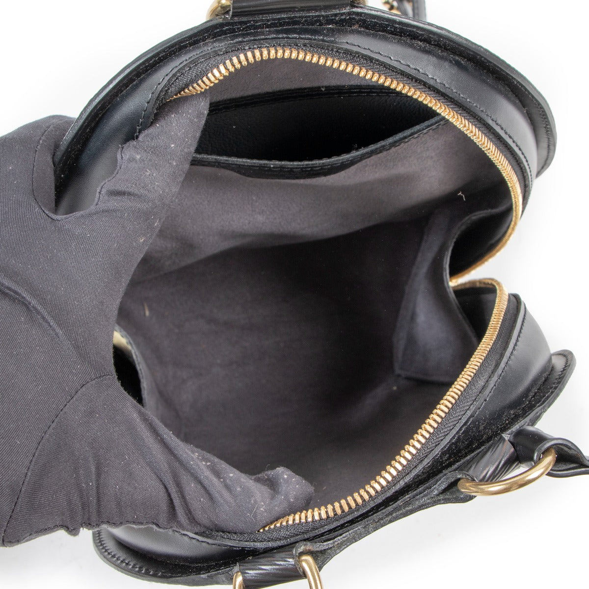Louis Vuitton Black Epi Leather Mabillon Backpack
