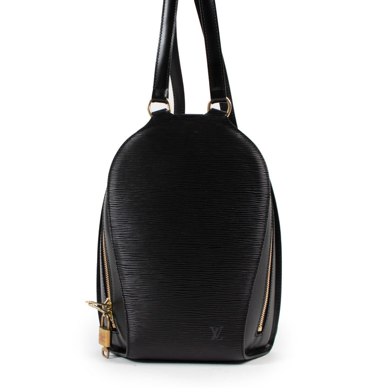 Louis Vuitton Black Epi Leather Mabillon Backpack