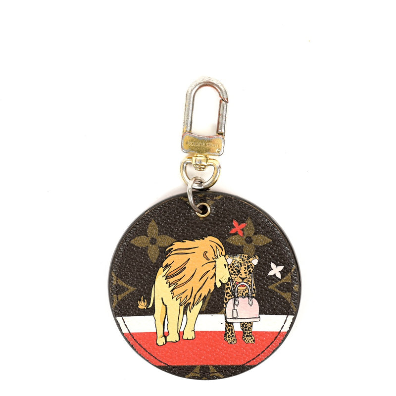 Louis Vuitton Monogram 2018 Christmas Animation Cats Bag Charm Key Ring