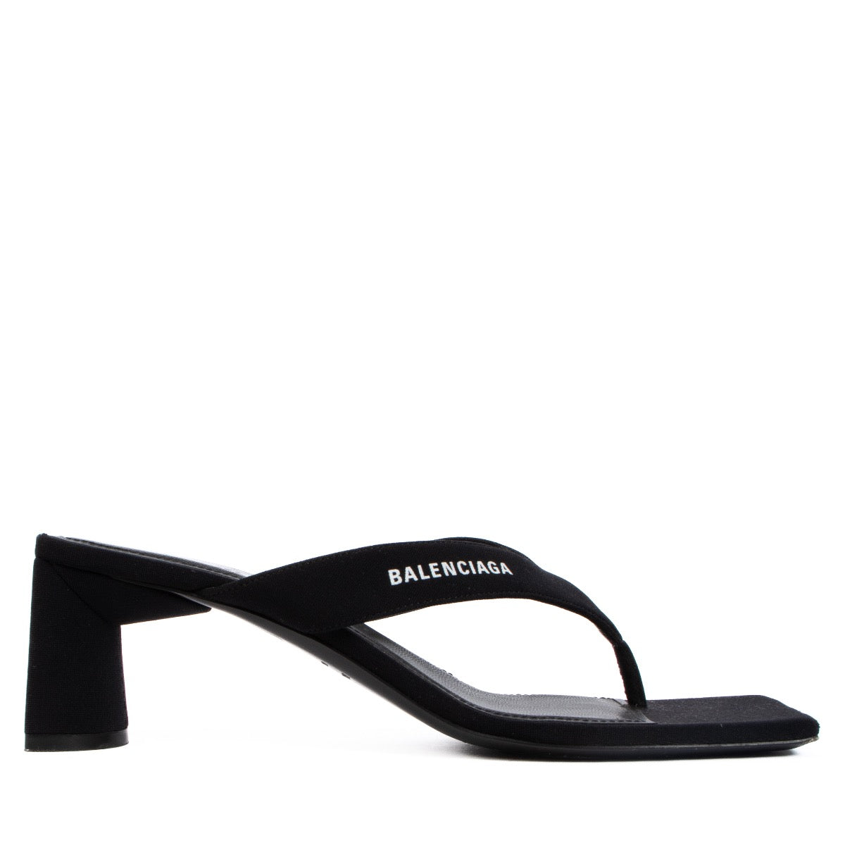 Balenciaga Zwarte Double Square String Sandalen - maat 37,5