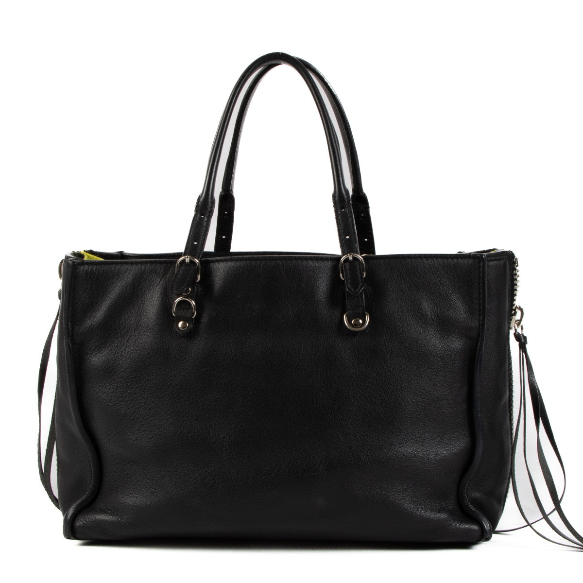 Shop safe online at Labellov in Antwerp, Brussels and Knokke this 100% authentic second hand Balenciaga Black Mini Papier A6 Crossbody Bag