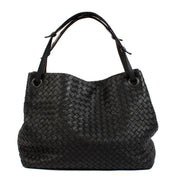 shop 100% authentic second hand Bottega Veneta Black Intrecciato Hobo Bag on Labellov.com