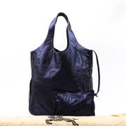 Burberry Prorsum Spring/Summer 2013 Metallic Blue Tote Bag