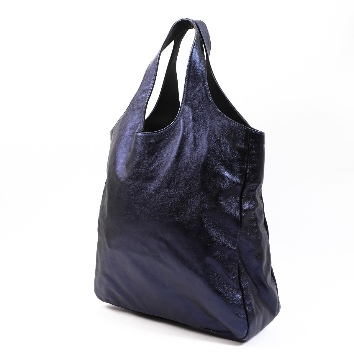 Burberry Prorsum Spring/Summer 2013 Metallic Blue Tote Bag