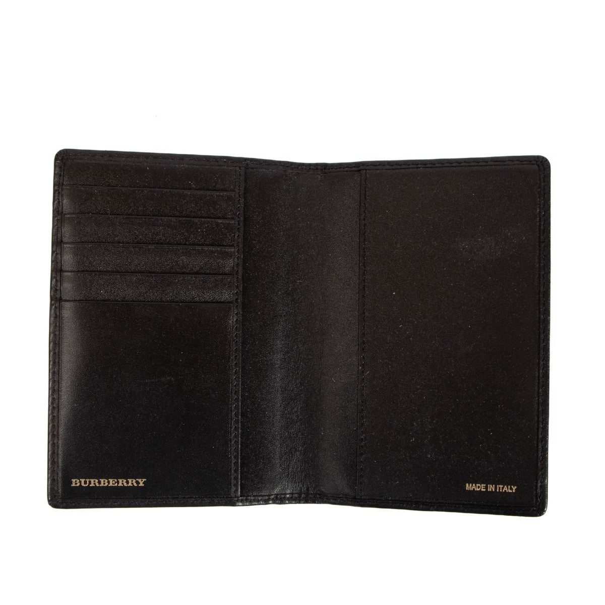 Shop 100% authentic second-hand Burberry Haymarket Check Passport Holder on Labellov.com