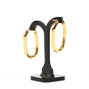 Celine Gold Large Hoop Earrings