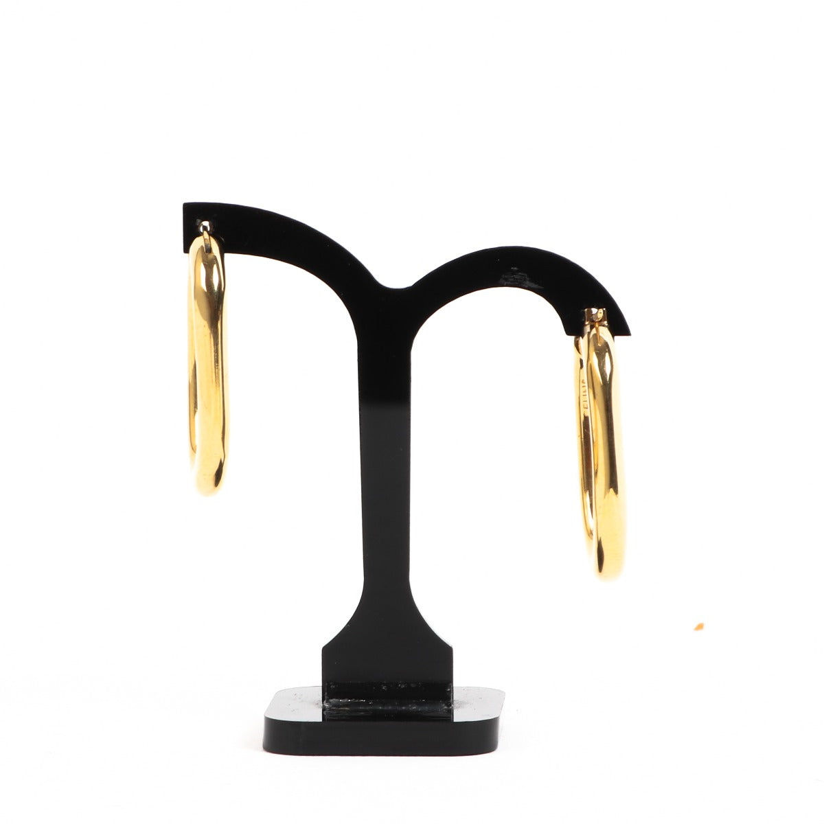 Celine Gold Large Hoop Earrings