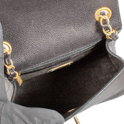shop 100% authentic second hand Chanel Black Caviar Mini Square Classic Flap Bag on Labellov.com