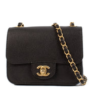 shop 100% authentic second hand Chanel Black Caviar Mini Square Classic Flap Bag on Labellov.com
