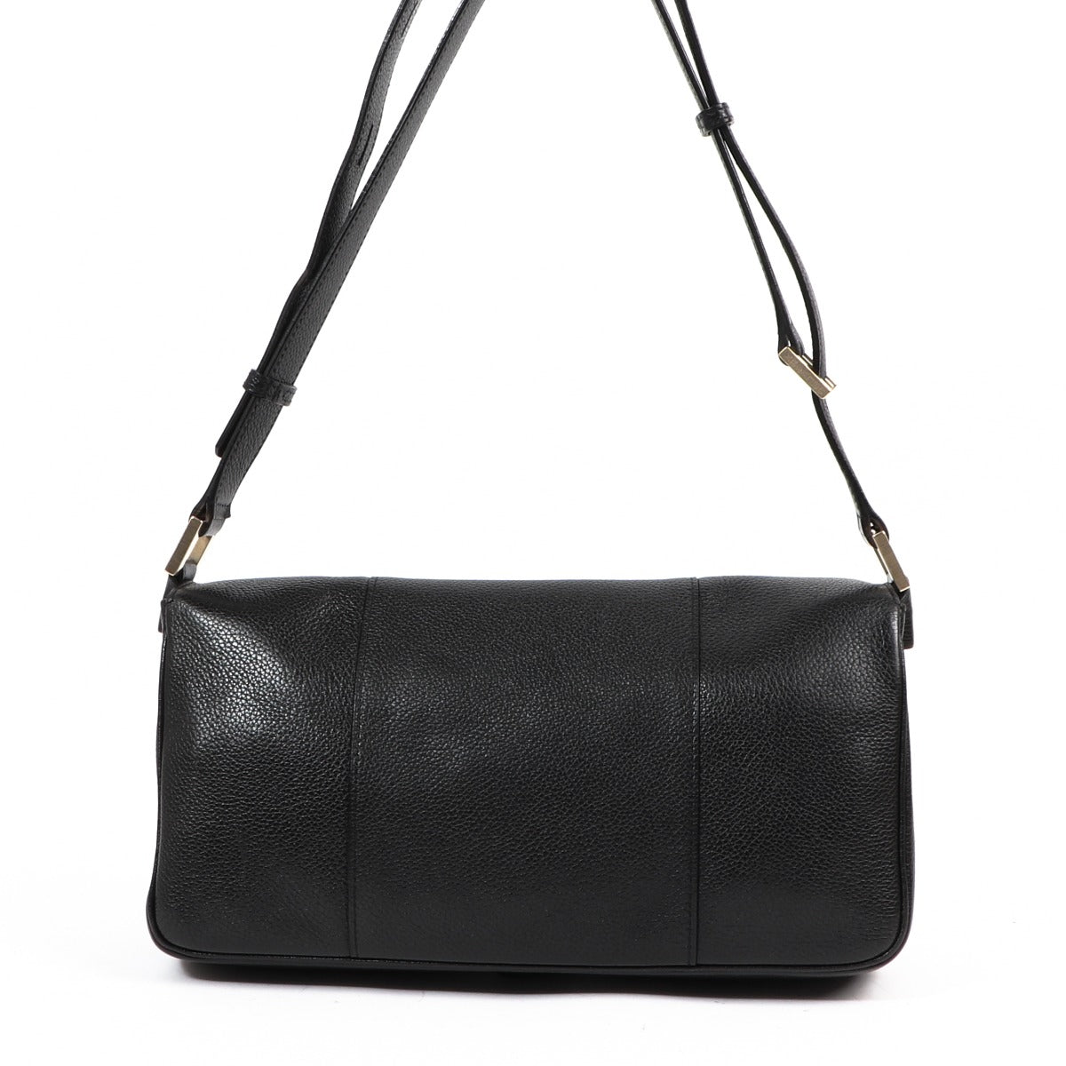 Delvaux Black Le Colette MM Café Leather Shoulder Bag