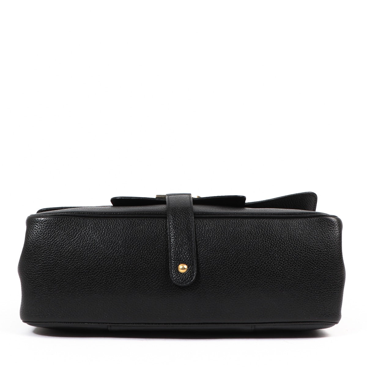 Delvaux Black Le Colette MM Café Leather Shoulder Bag