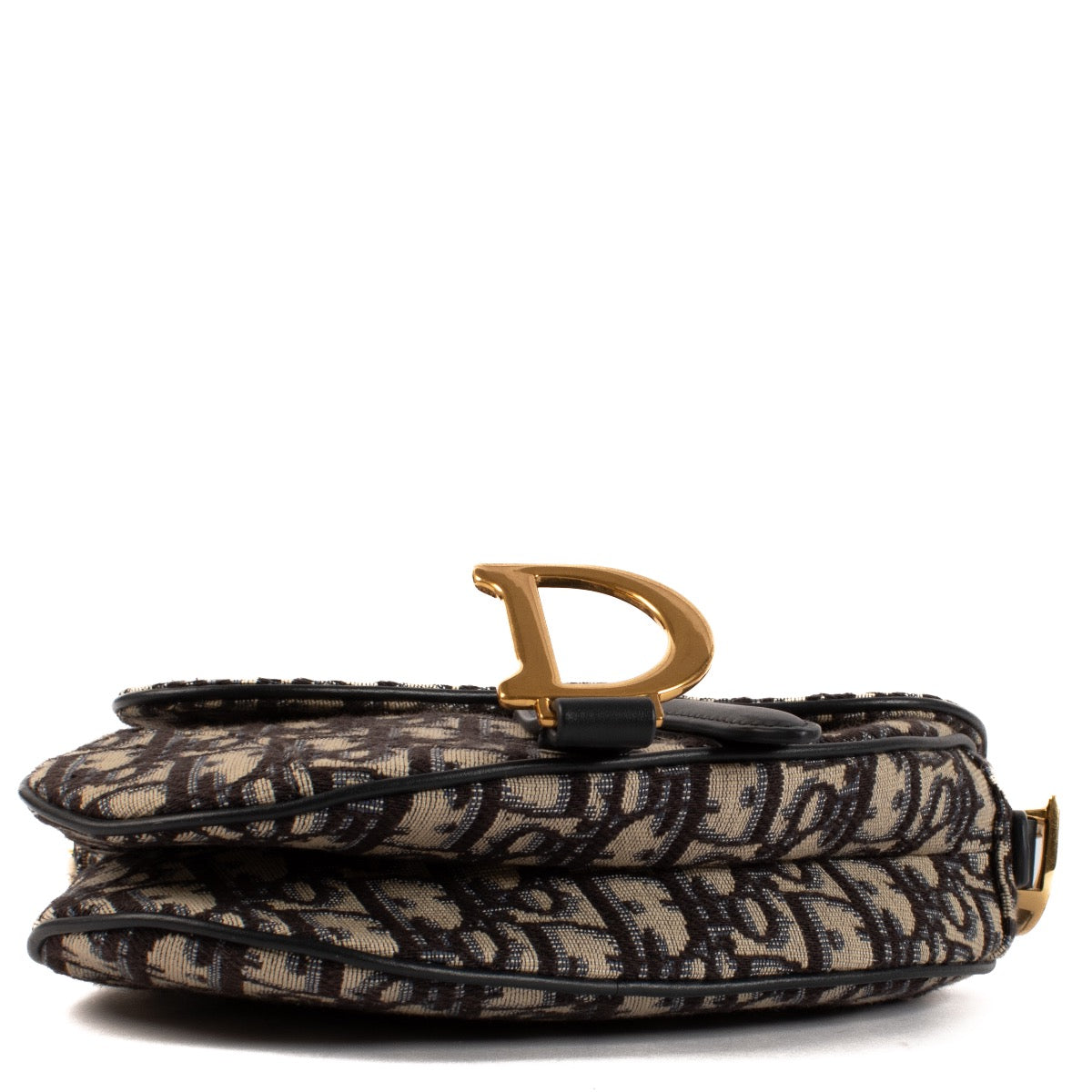 shop 100% authentic second hand Christian Dior Blue Oblique Mini Saddle Bag on Labellov.com